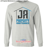JA Property Maintenance Long Sleeve T-Shirt - Ash / S - 