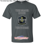The United Cajun Navy - When Disaster Strikes T-Shirt - Dark