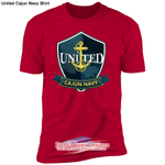 United Cajun Navy Shirt - Red / S - T-Shirts
