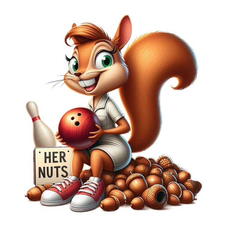 A Squirrel and Her Nuts