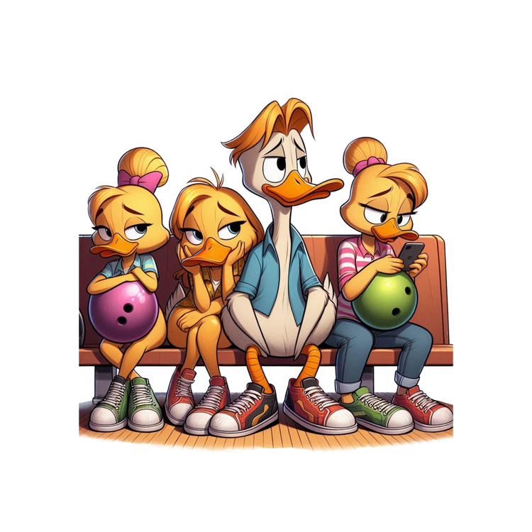 Benchwarming Ducks