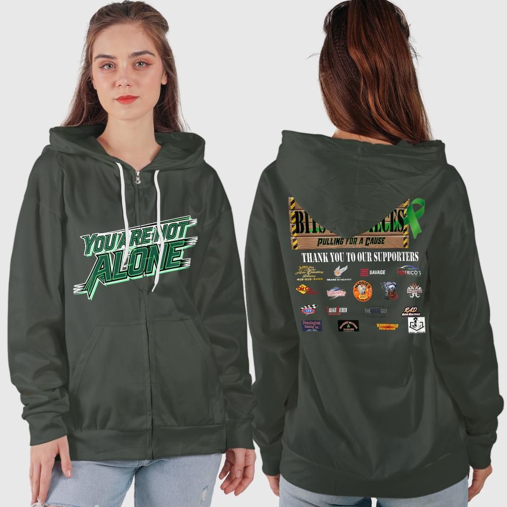 Bit's and Pieces - Zip Up Hoodie