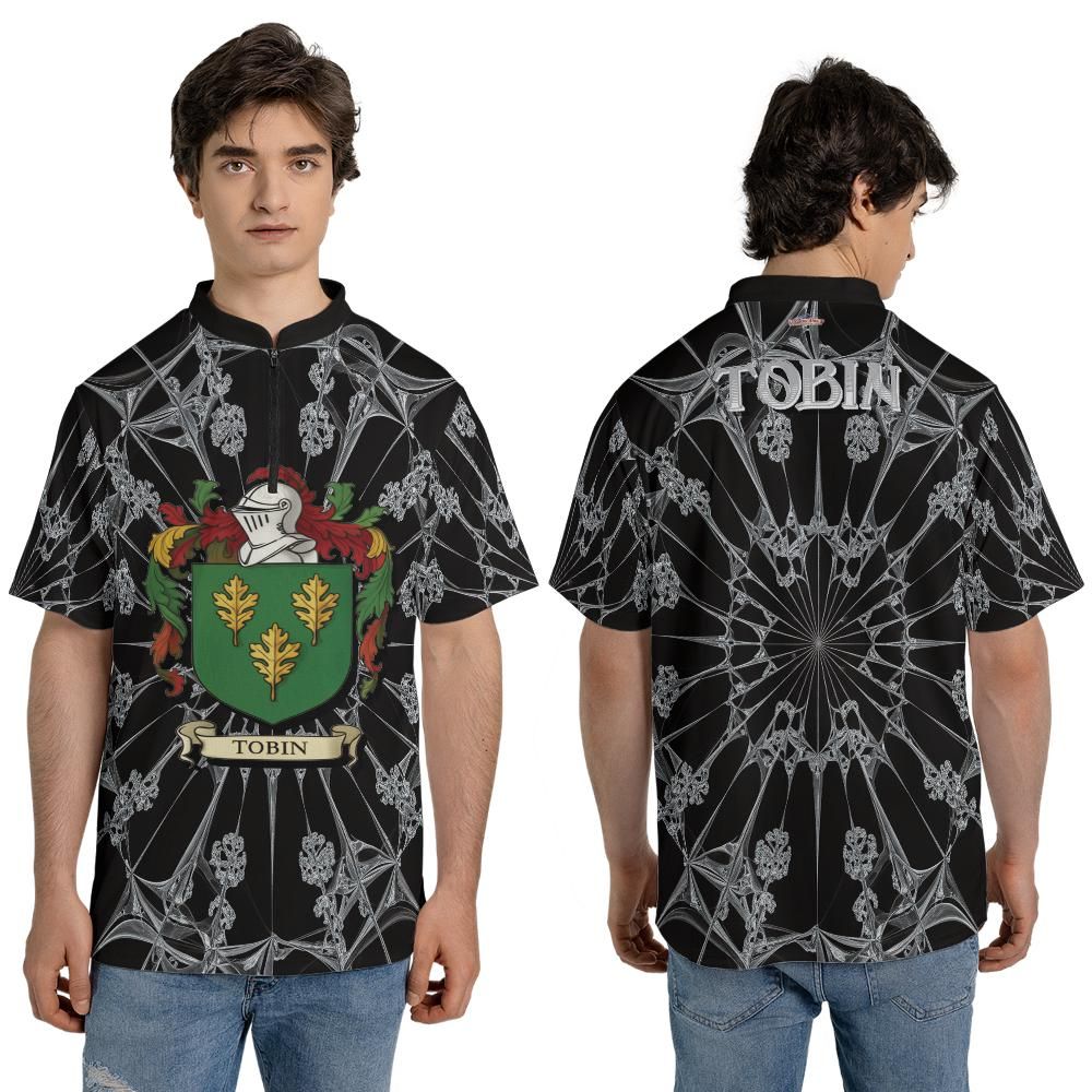 Tobin Coat of Arms - Black and Grey