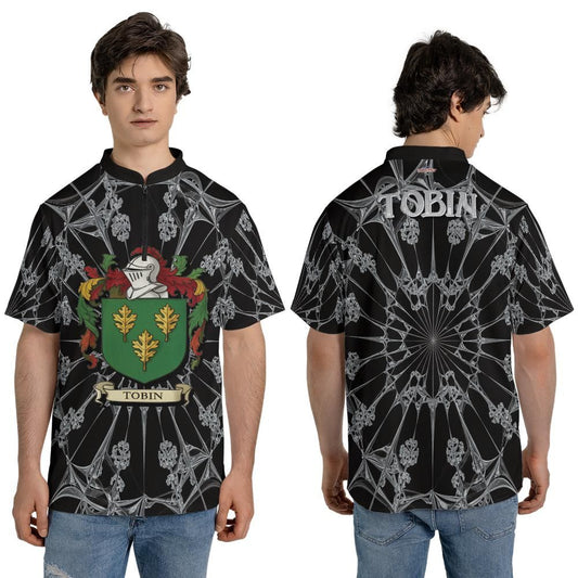Tobin Coat of Arms - Black and Grey