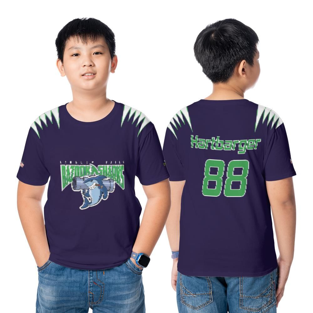 Bazooka Sharks Shirt - KIDS - Hartbarger (88)