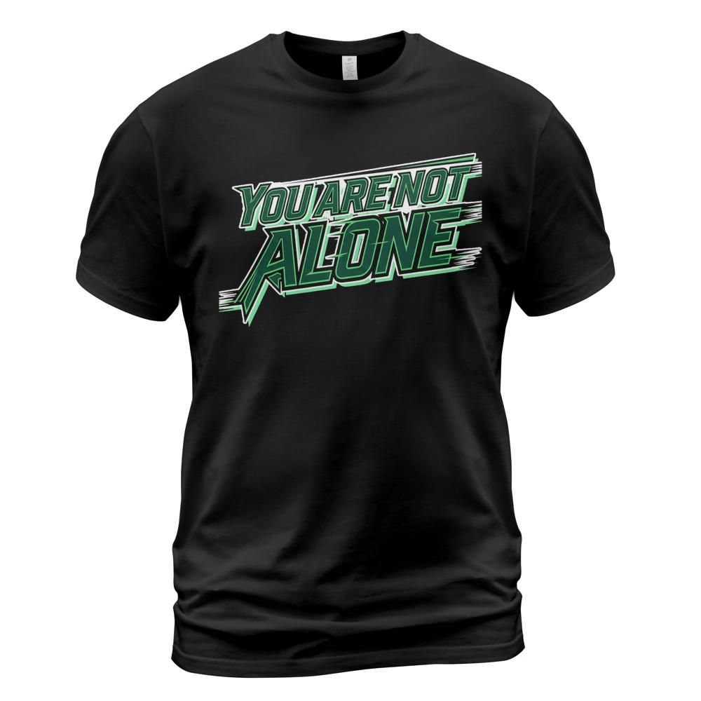 Never Alone 2026 Sponsor List Tee
