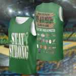 Barrows Family Pulling Team - Stay Strong Basketball Jersey