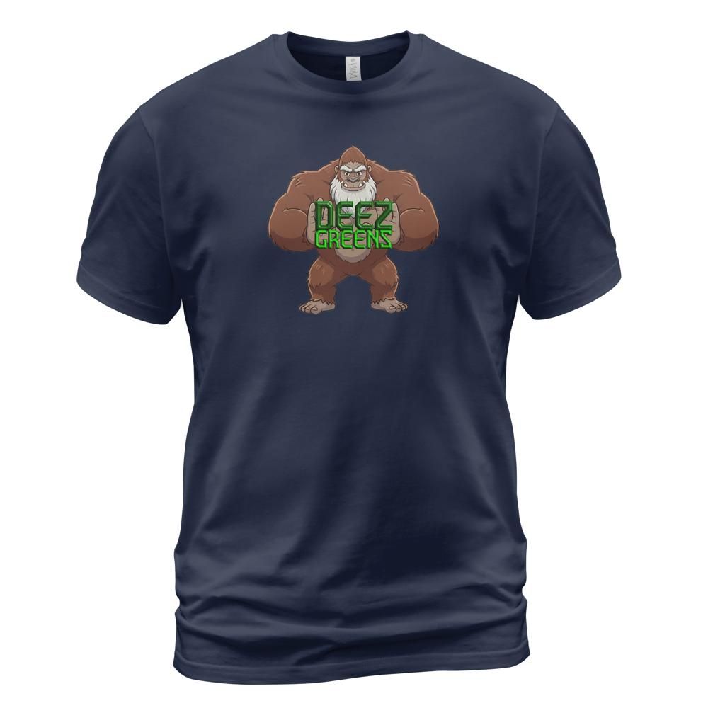 Deez Greens Logo - Sasquatch and name (Center Chest)