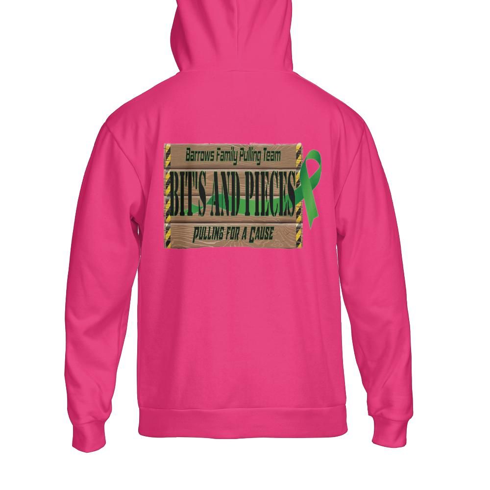 Barrows Pulling Team Hoodie - Heliconia