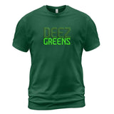 Deez Greens T-Shirt - Words Only Front Chest