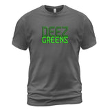 Deez Greens T-Shirt - Words Only Front Chest