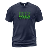 Deez Greens T-Shirt - Words Only Front Chest