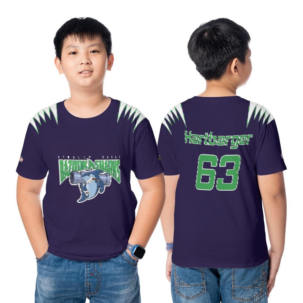 Bazooka Sharks Shirt - KIDS - Hartbarger (63)