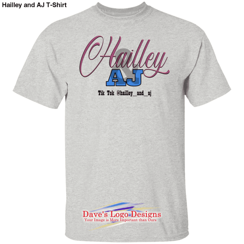 Hailley and AJ T-Shirt - Ash / S - T-Shirts
