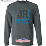 JA Property Maintenance Long Sleeve T-Shirt - Dark Heather /