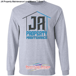 JA Property Maintenance Long Sleeve T-Shirt - Sport Grey / S