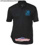 JA Property Maintenance Polo Shirt - Black/Gray / X-Small - 