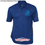 JA Property Maintenance Polo Shirt - True Royal/Gray / 
