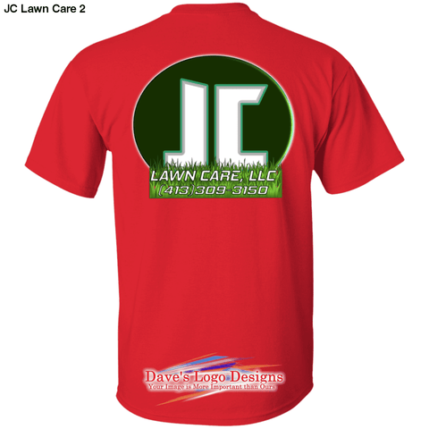 JC Lawn Care 2 - Red / S - T-Shirts
