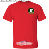 JC Lawn Care T-Shirt 3 (Front and Back Logos) - Red / S - 