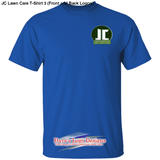 JC Lawn Care T-Shirt 3 (Front and Back Logos) - Royal / S - 