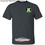 JC Lawn Care T-Shirt (Front and Back Print) - Dark Heather /