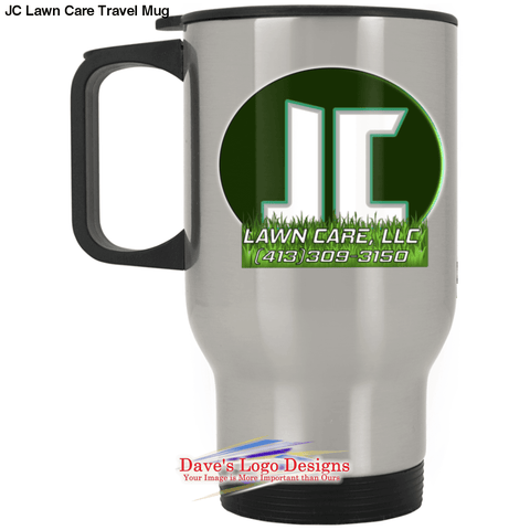 JC Lawn Care Travel Mug - Silver / One Size - Drinkware