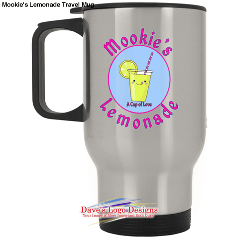Mookie’s Lemonade Travel Mug - Silver / One Size - Drinkware