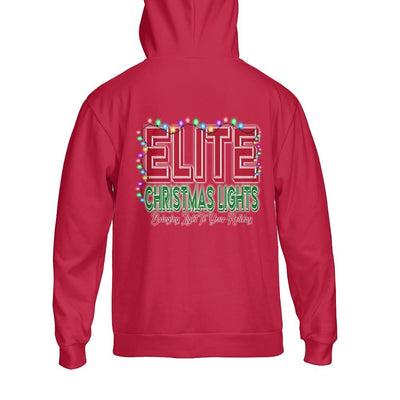 Elite Christmas Lights Hoodie - Red