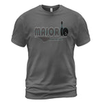 Major Bowling T-Shirt DARK GREY