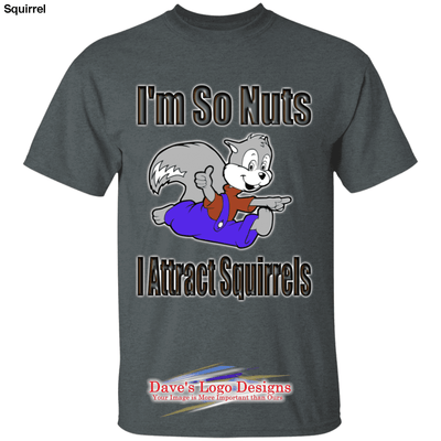 Squirrel - Dark Heather / S - T-Shirts