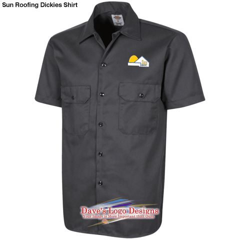 Sun Roofing Dickies Shirt - Charcoal / S