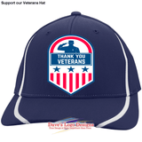 Support our Veterans Hat - True Navy/White / X-Small - Hats