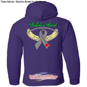 Team DeLila - DeLila’s Bread Youth Hoodie - Purple / YS - 