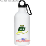 Team DeLila Stainless Steel Water Bottle - White / One Size 
