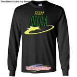 Team Delila Youth Long Sleeve Shirt - Black / YS - T-Shirts