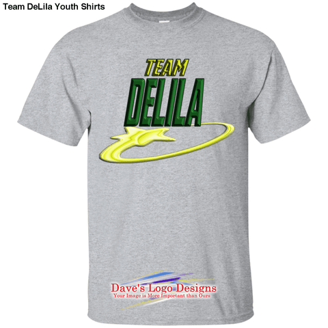 Team DeLila Youth Shirts - Sport Grey / YXS - T-Shirts