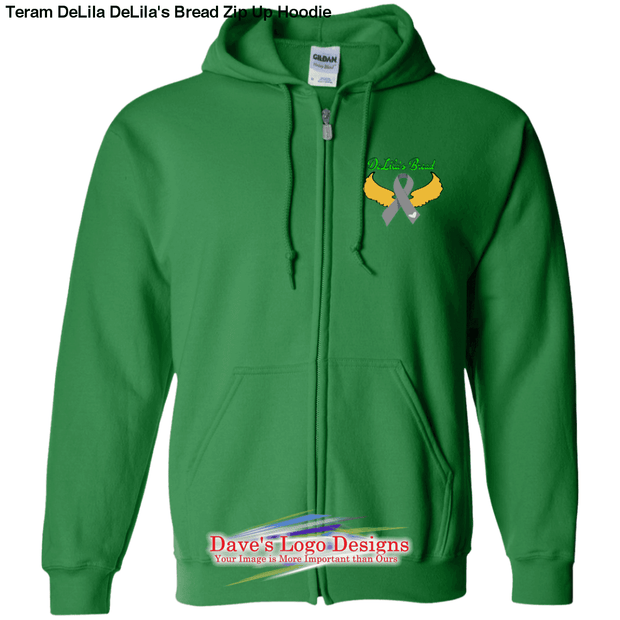 Teram DeLila DeLila’s Bread Zip Up Hoodie - Irish Green / S 