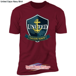 United Cajun Navy Shirt - Cardinal / S - T-Shirts