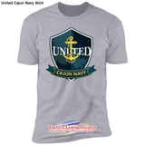 United Cajun Navy Shirt - Heather Grey / S - T-Shirts