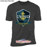 United Cajun Navy Shirt - Heavy Metal / S - T-Shirts