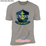 United Cajun Navy Shirt - Light Grey / S - T-Shirts