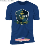 United Cajun Navy Shirt - Royal / S - T-Shirts